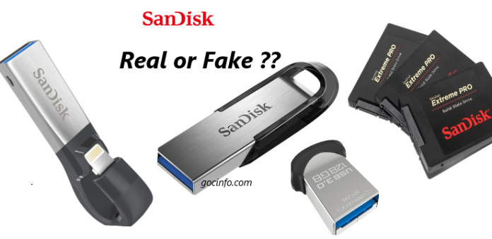 Cách kiểm tra USB Sandisk chính hãng