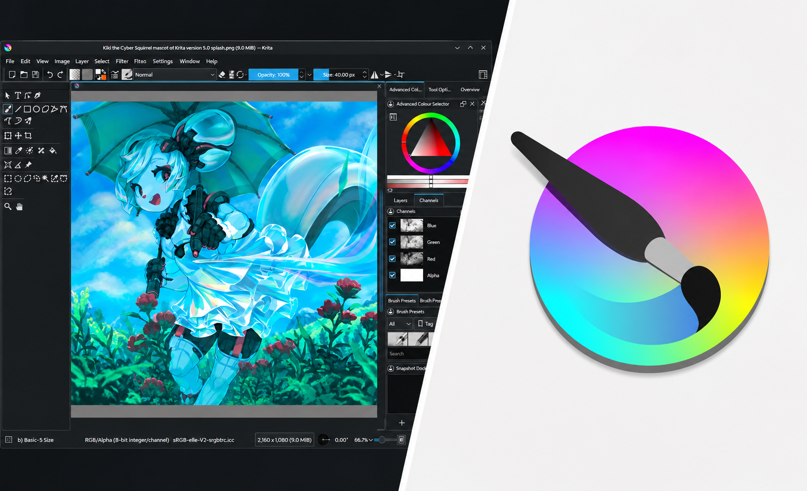 Krita – Phần mềm miễn phí dành cho vẽ minh họa và digital painting