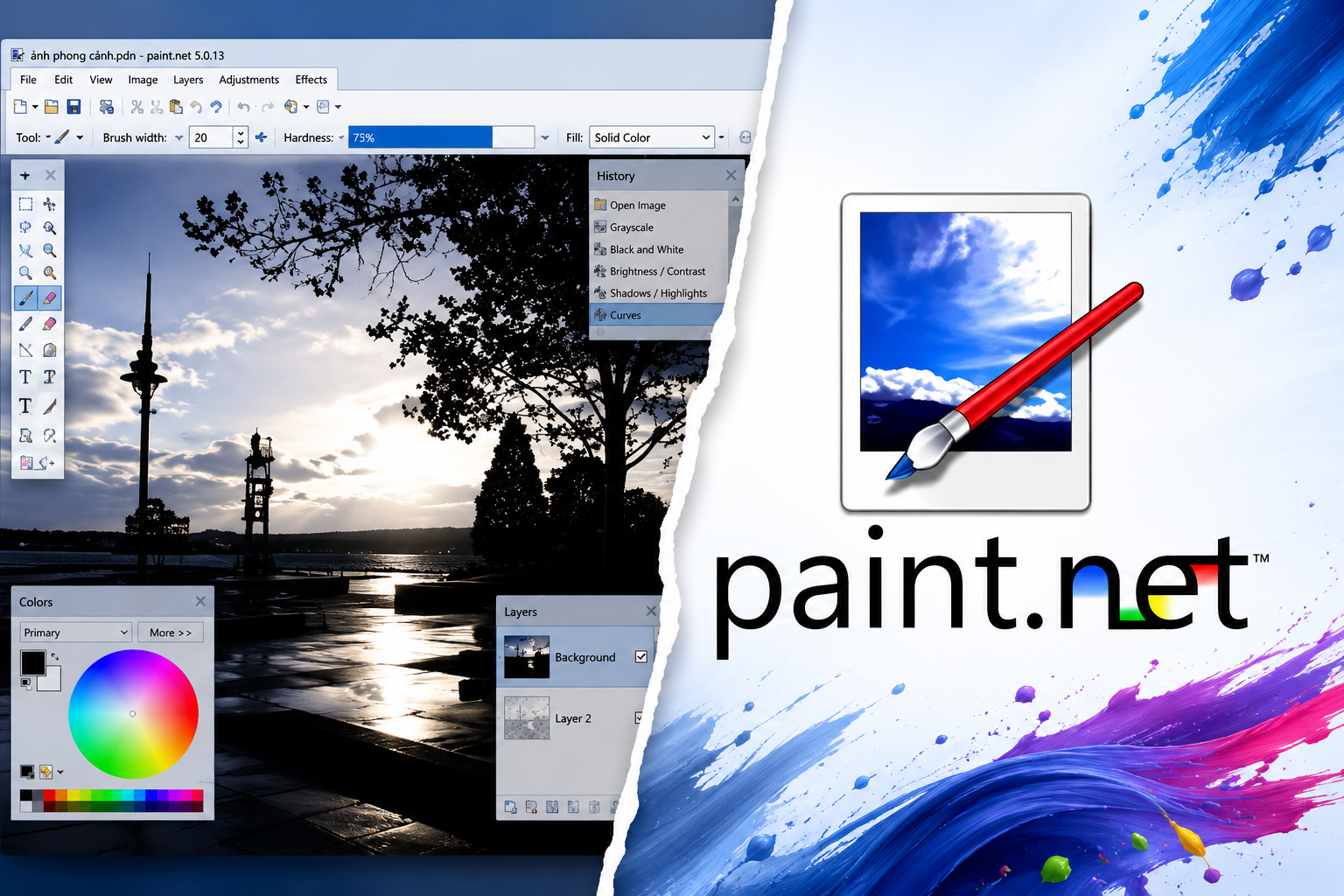 Paint.NET – Công cụ chỉnh sửa ảnh gọn nhẹ dành cho Windows 
